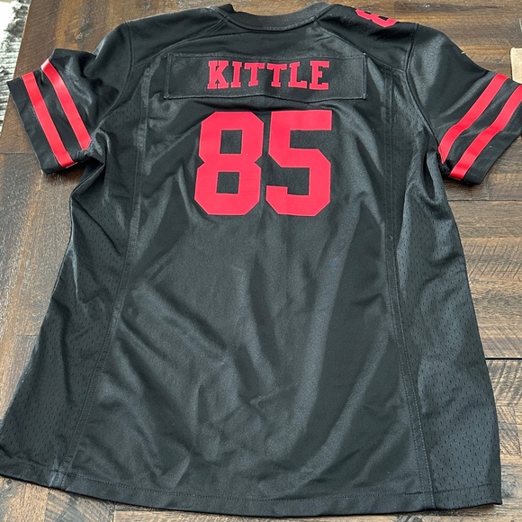 NIKE KITTLE jersey Women's Black and Red 49ers Jersey NWOT - Picture 5 of 9